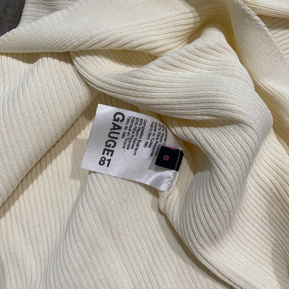 NWT GAUGE81 ribbed knit Ruby dress in ivory - Picture 7 of 8